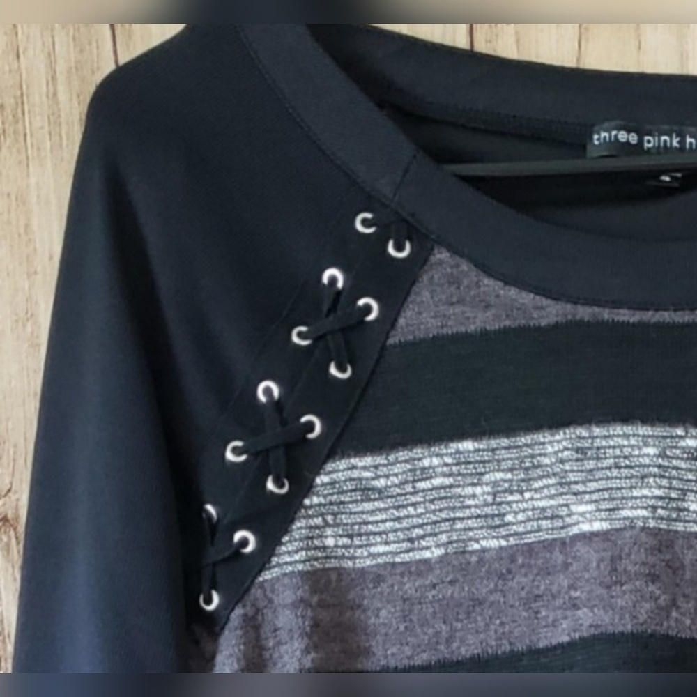 NWT Three Pink Hearts Sweater Dress XL 💗💗💗 - Picture 3 of 6